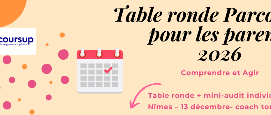 table ronde pour les parents parcoursup 2026